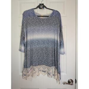 Faded glory 3x Tunic soft stretch knit